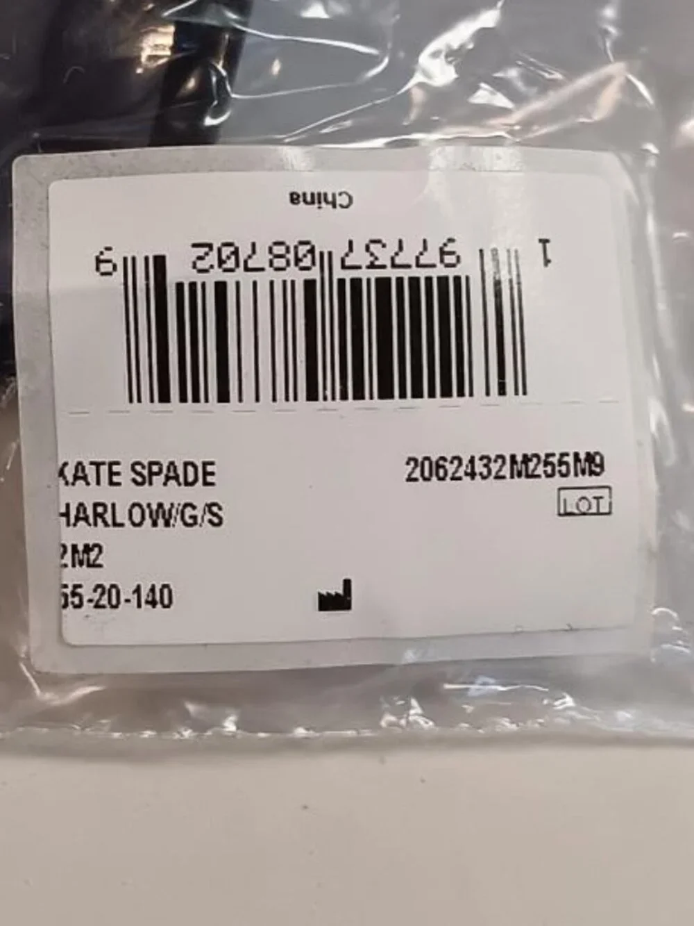 KATE SPADE Sunglasses Harlow/G/S 02M2 M9 Black with Case Polarized NEW